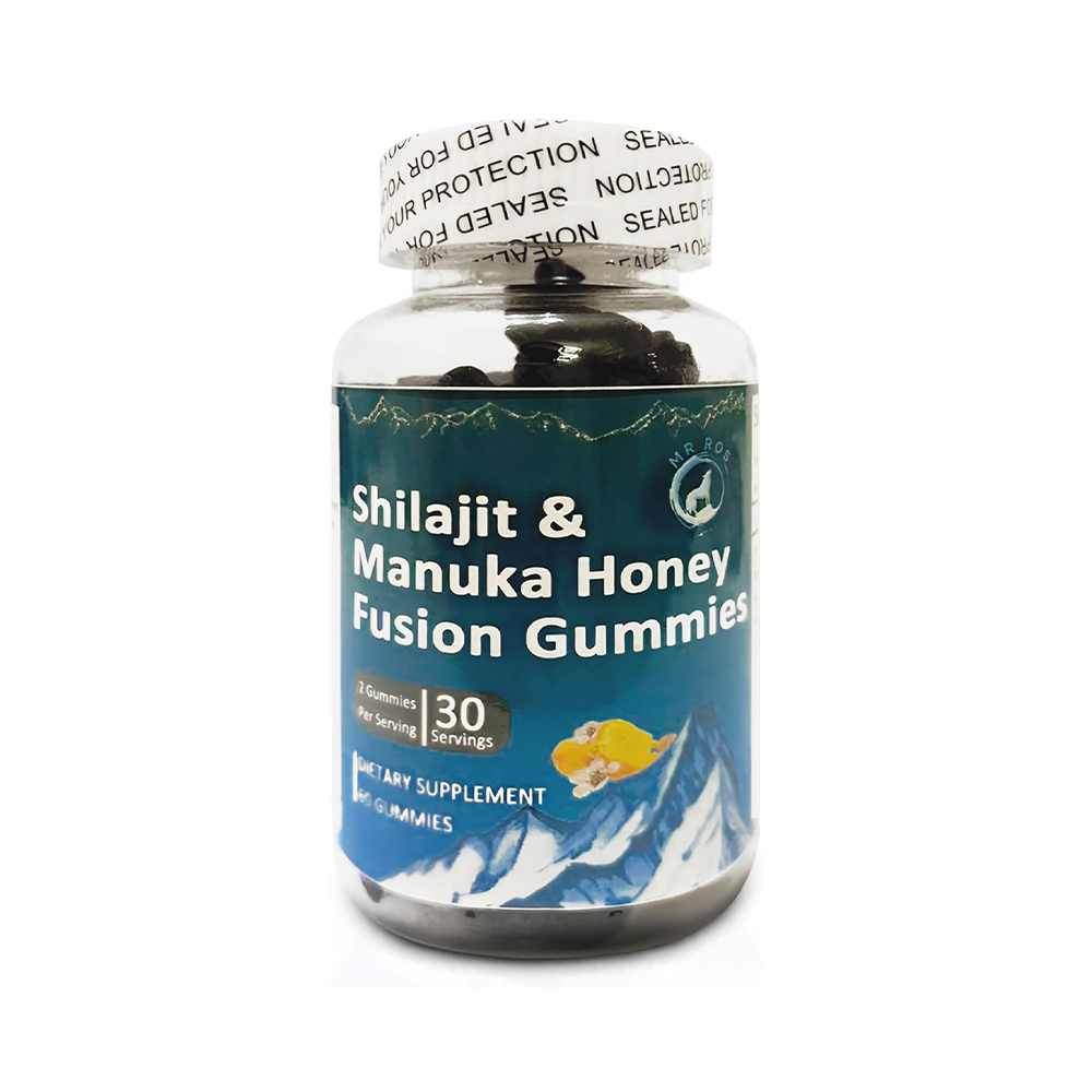 Himalayan Pure Shilajit & Manuka Honey Fusion Gummies - 60 Gummies