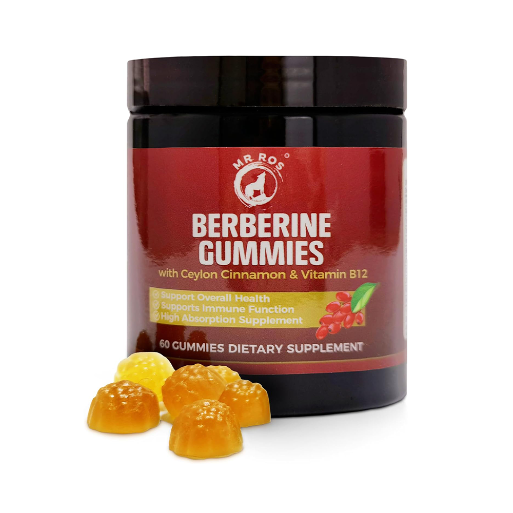 Mr Ros 1500 mg Berberine Gummies for Immunity & Metabolism - 60 Count