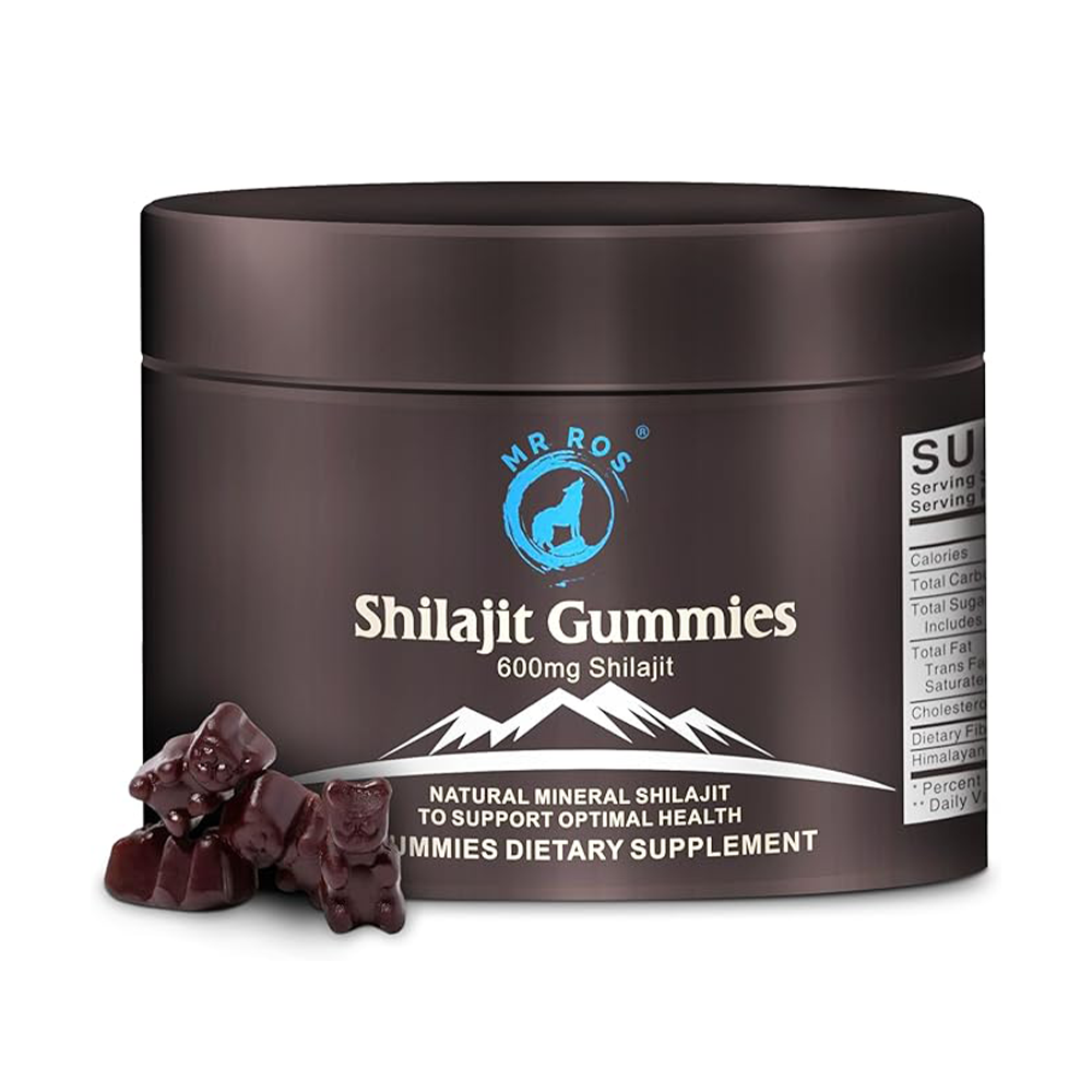 MR ROS 600mg Himalayan Shilajit Gummies for Men and Women - 60 Gummies